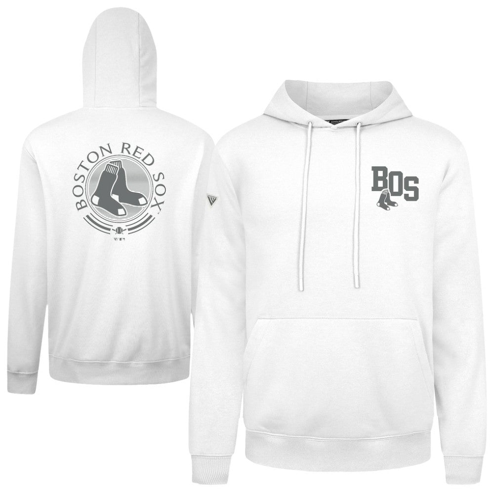 Boston Red Sox Levelwear Podium Grain Hoodie - White - MLB Sale