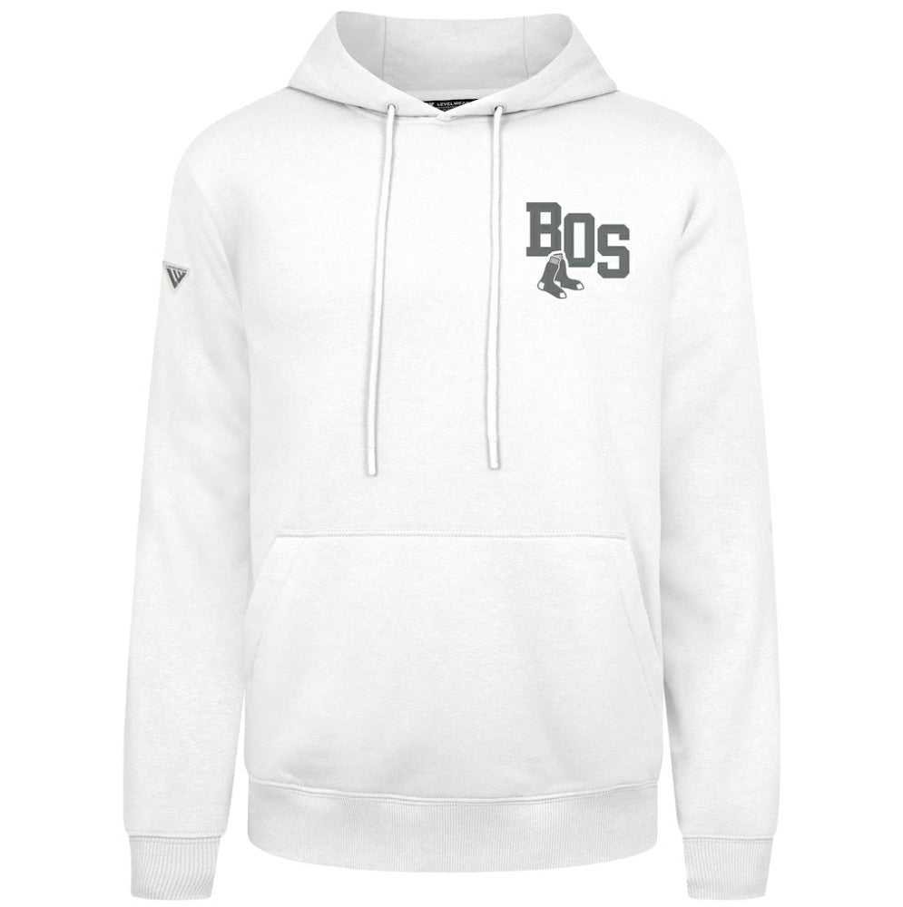 Boston Red Sox Levelwear Podium Grain Hoodie - White - MLB Sale