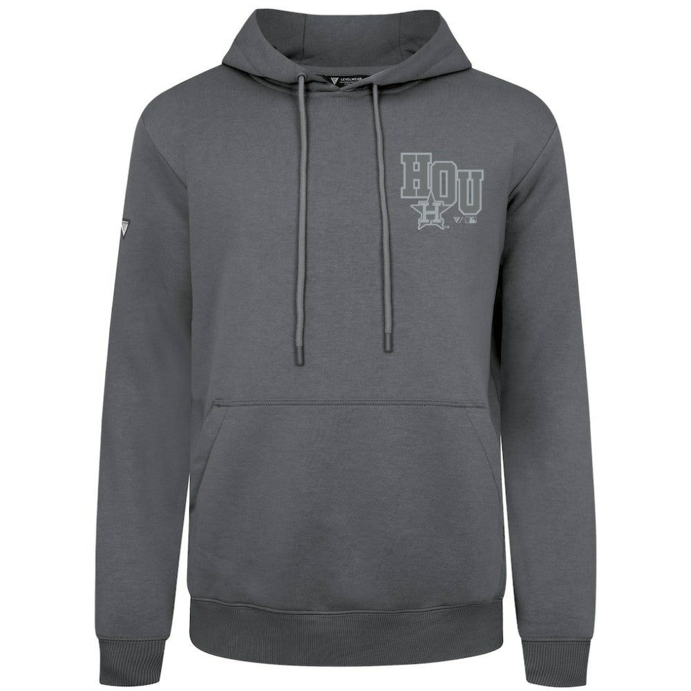 Houston Astros Levelwear Podium Grain Hoodie - Gray - MLB Online