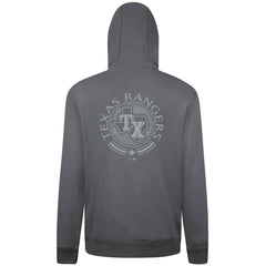 Texas Rangers Levelwear Podium Grain Hoodie - Gray - MLB Lifestyle