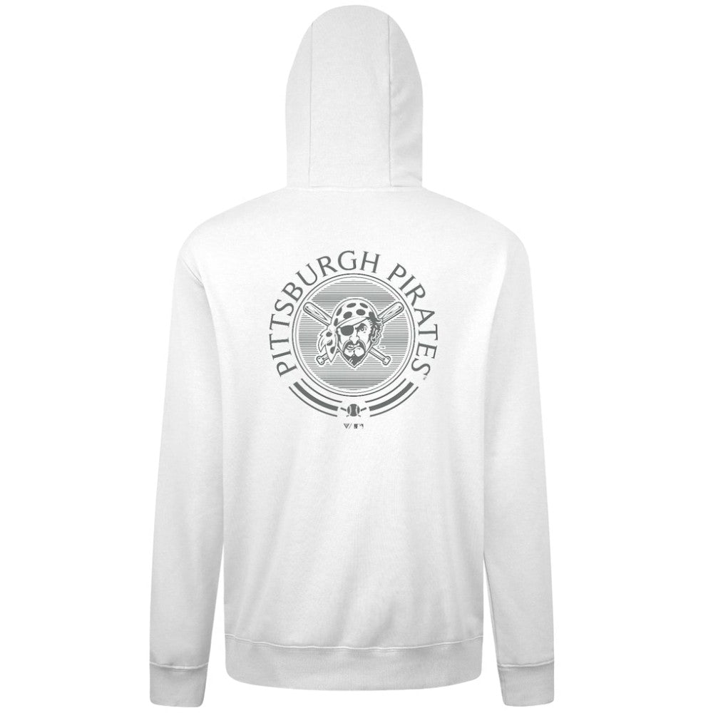 Pittsburgh Pirates Levelwear Podium Grain Hoodie - White - MLB Sale