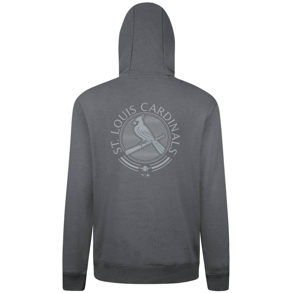 St. Louis Cardinals Levelwear Podium Grain Hoodie - Gray - MLB Discount