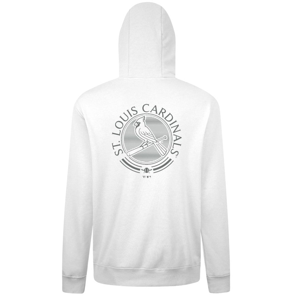 St. Louis Cardinals Levelwear Podium Grain Hoodie - White - MLB Sale