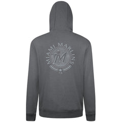 Miami Marlins Levelwear Podium Grain Hoodie - Gray - MLB on Sale