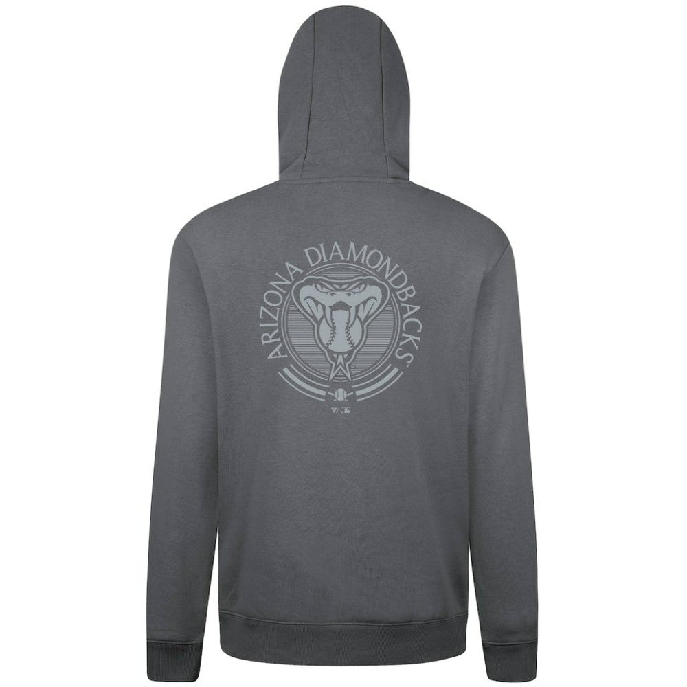Arizona Diamondbacks Levelwear Podium Grain Hoodie - Gray - MLB Lifestyle