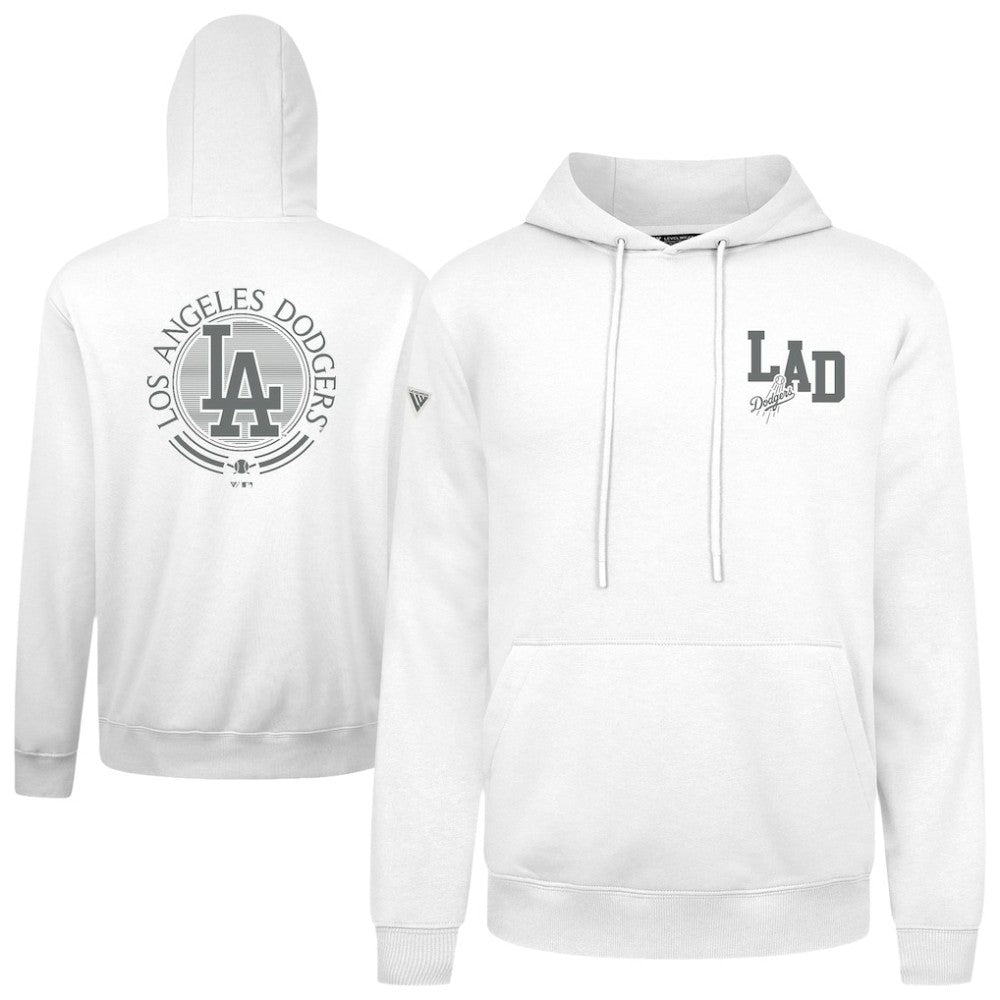 Los Angeles Dodgers Levelwear Podium Grain Hoodie - White - MLB on Sale