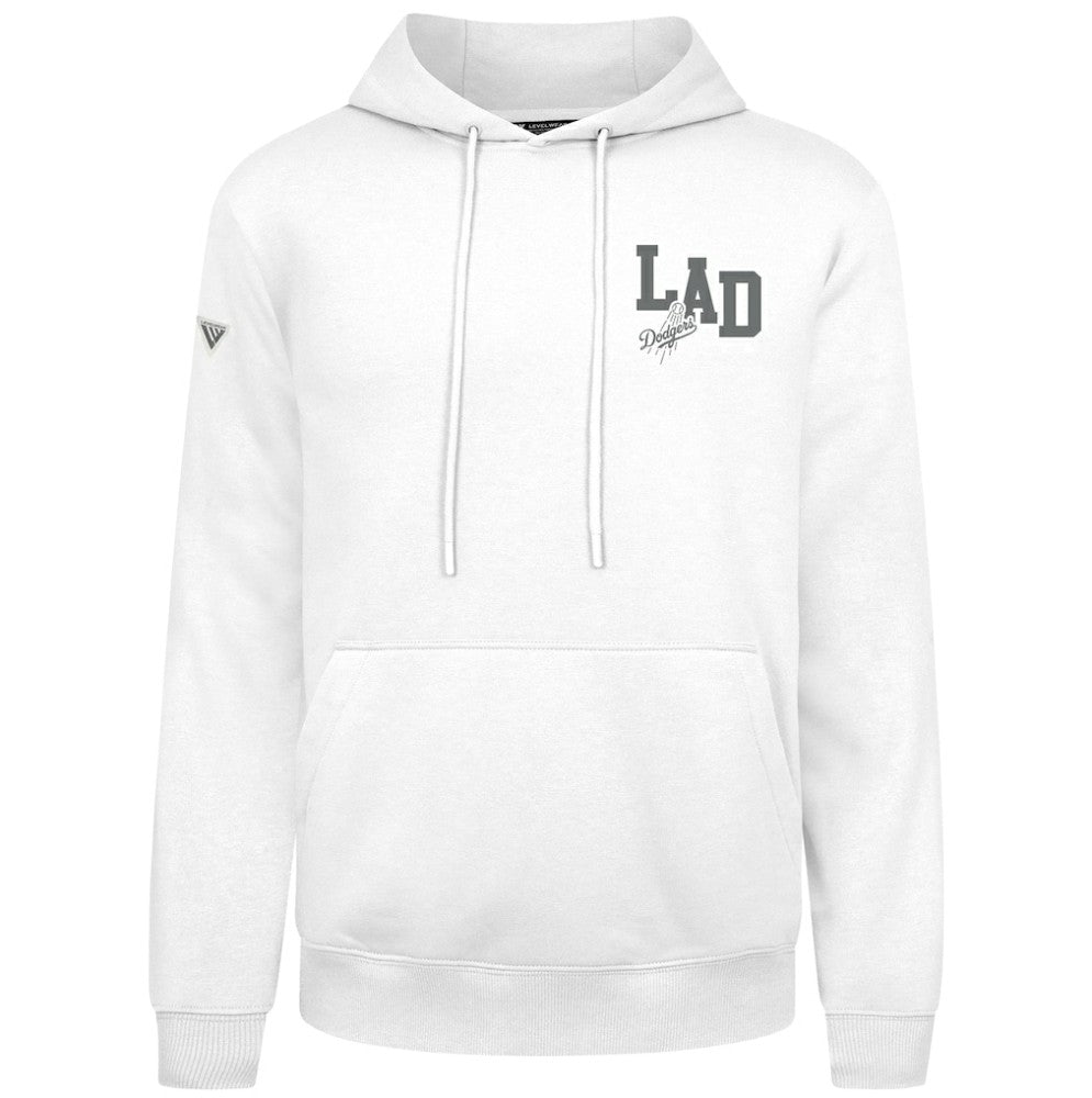 Los Angeles Dodgers Levelwear Podium Grain Hoodie - White - MLB on Sale