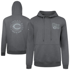 Cincinnati Reds Levelwear Podium Grain Hoodie - Gray - MLB Online