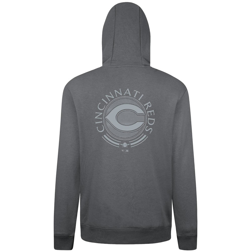 Cincinnati Reds Levelwear Podium Grain Hoodie - Gray - MLB Online