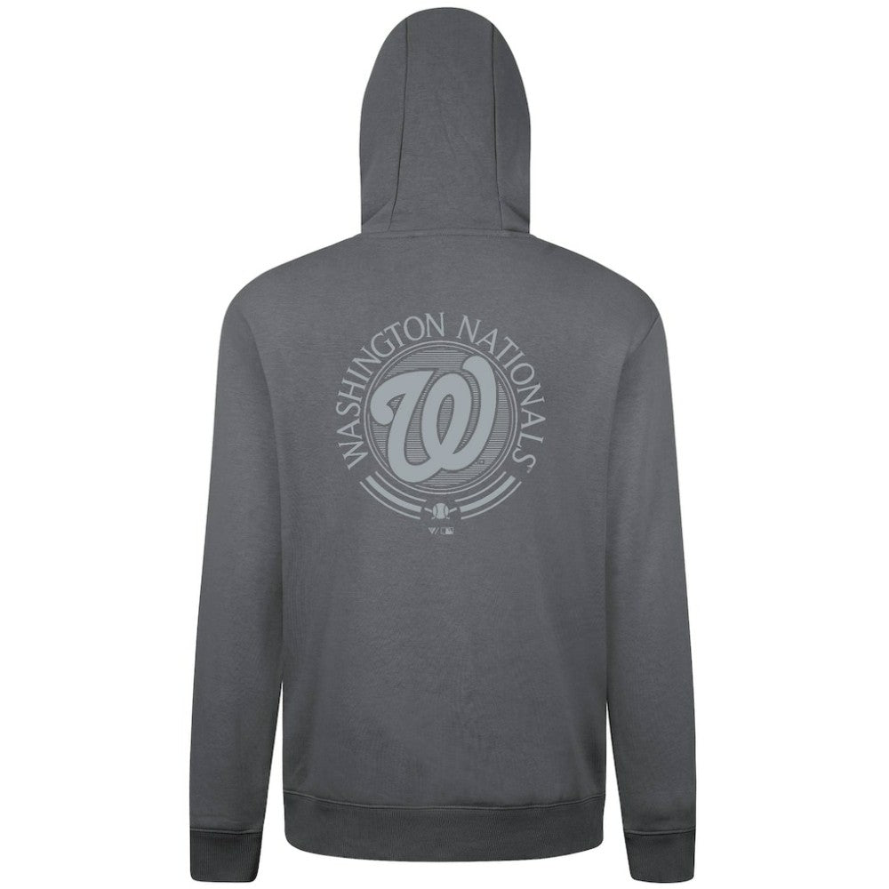 Washington Nationals Levelwear Podium Grain Hoodie - Gray - MLB Online