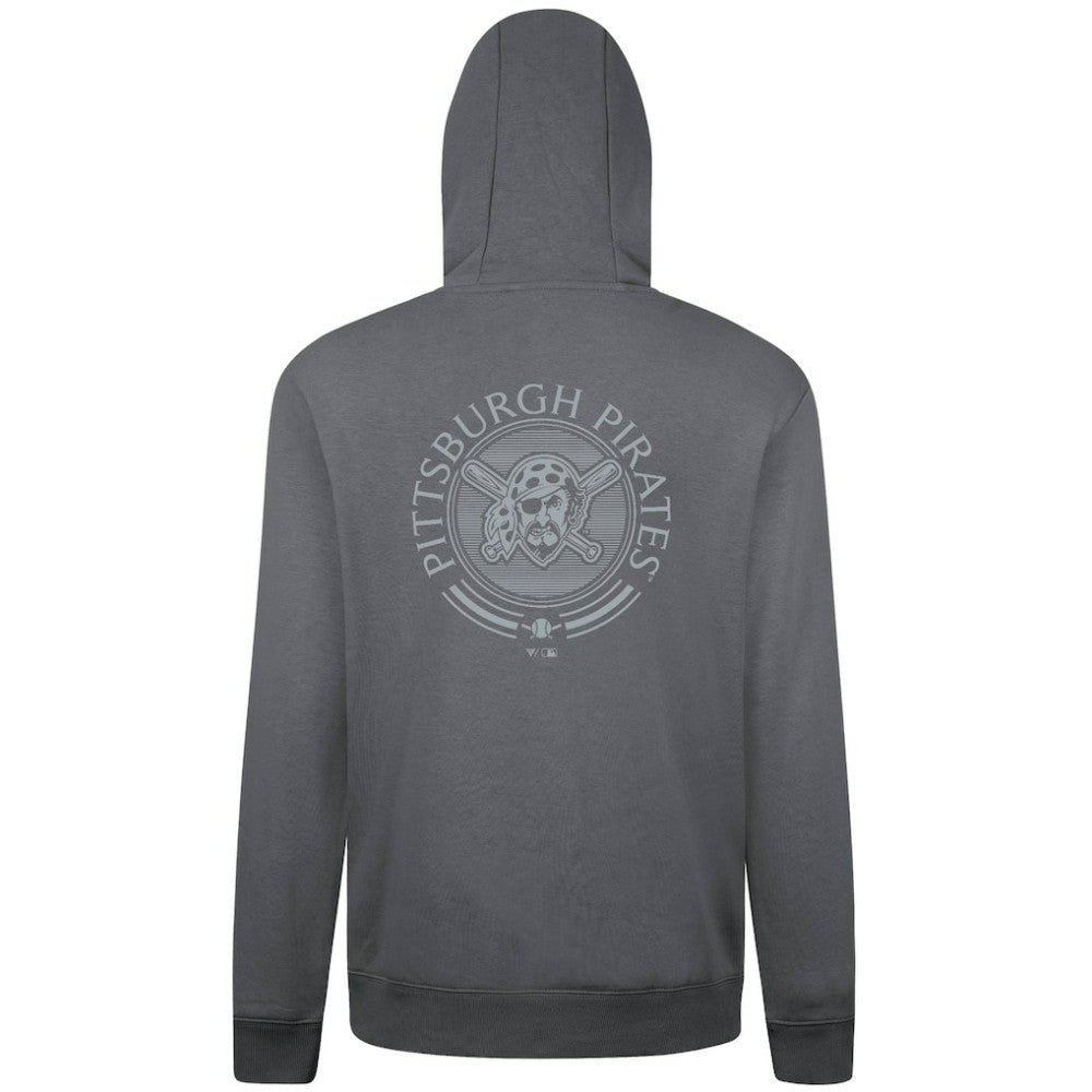 Pittsburgh Pirates Levelwear Podium Grain Hoodie - Gray - MLB Lifestyle