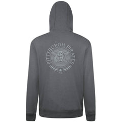 Pittsburgh Pirates Levelwear Podium Grain Hoodie - Gray - MLB Lifestyle