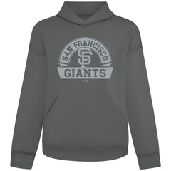 San Francisco Giants Levelwear Luxe Signature Banner Arch Tri-Blend Hoodie - Gray - MLB Online