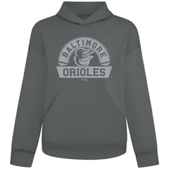 Baltimore Orioles Levelwear Luxe Signature Banner Arch Tri-Blend Hoodie - Gray - MLB on Sale