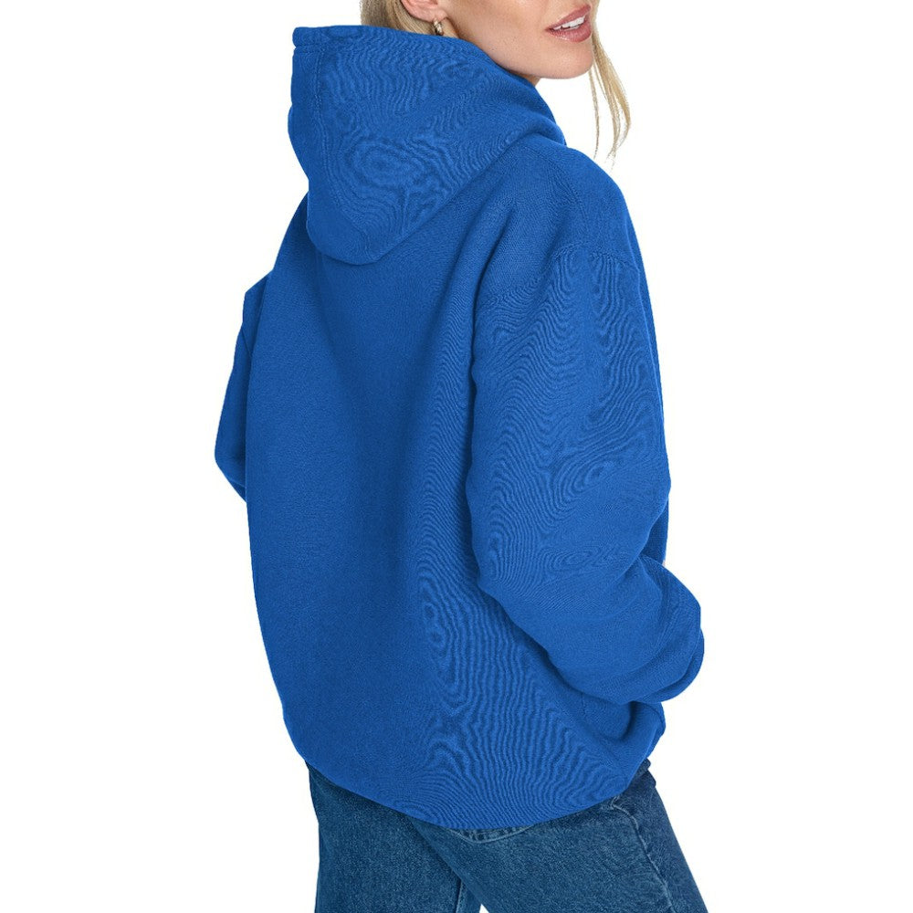 New York Rangers Starter Women's Fireworks Fleece Hoodie - Blue - NHL 203500687