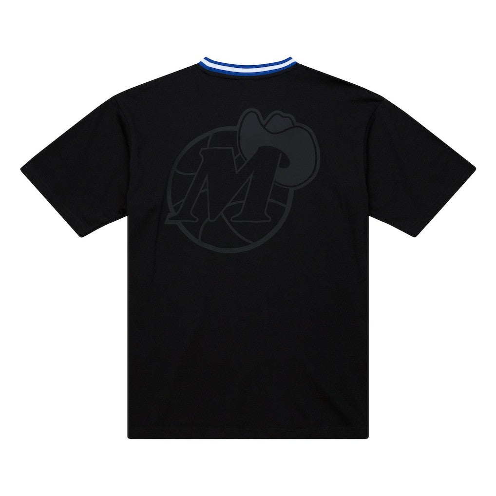 Dallas Mavericks Hardwood Classics Nights Playmaker T-Shirt for sale Black | Mitchell & Ness