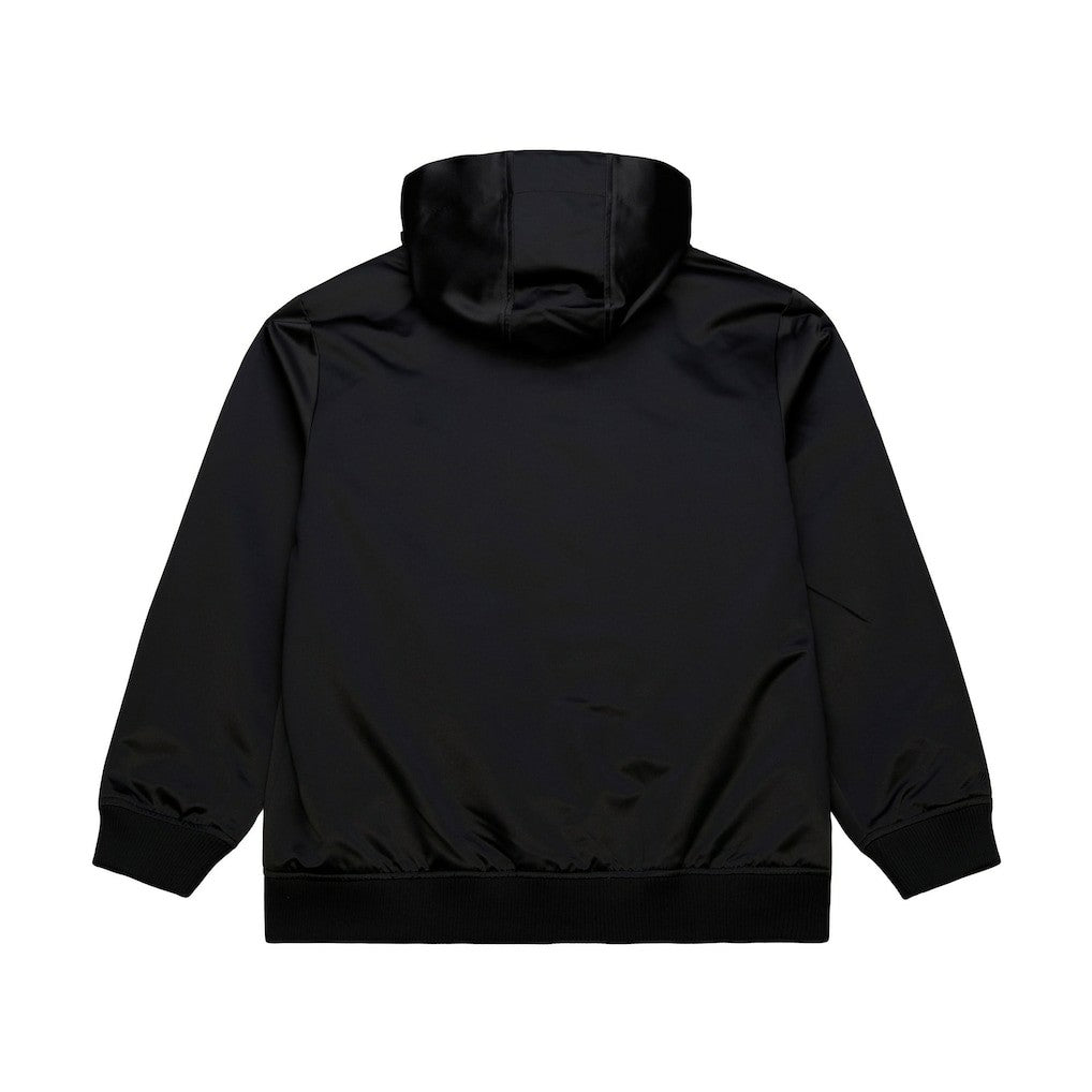 Cleveland Cavaliers Hardwood Classics Nights Walk the Tunnel Satin Bomber Full-Snap Hooded Jacket for sale Black | Mitchell & Ness Near Me