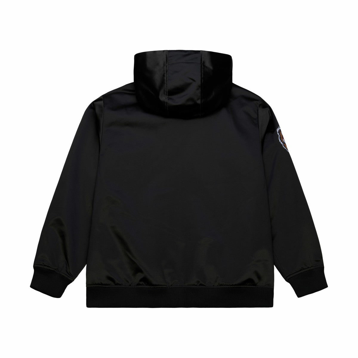 Memphis Grizzlies Hardwood Classics Nights Walk the Tunnel Satin Bomber Full-Snap Hooded Jacket Black | Mitchell & Ness online