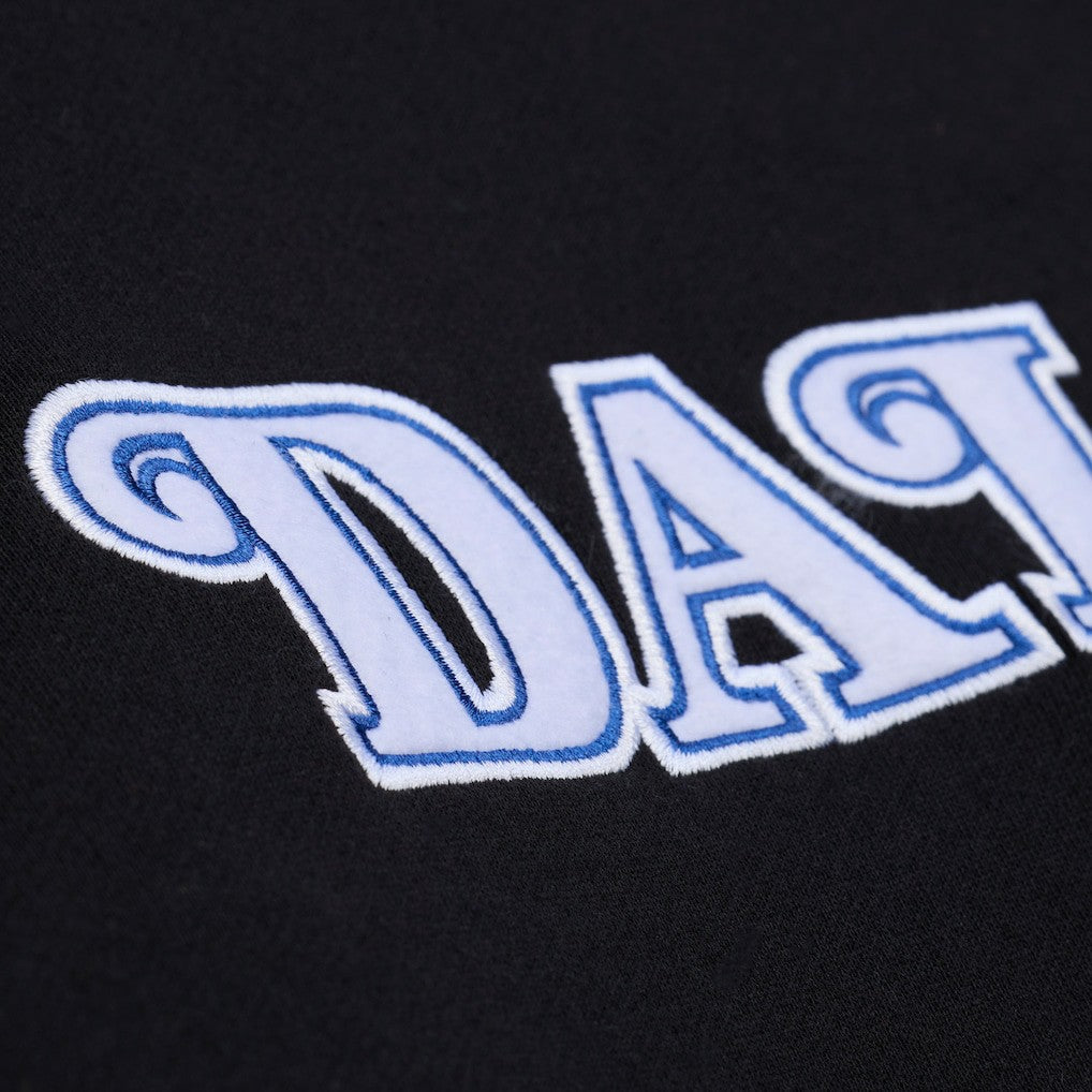 Dallas Mavericks Hardwood Classics Nights Playmaker Fleece Hoodie for sale Black | Mitchell & Ness discount
