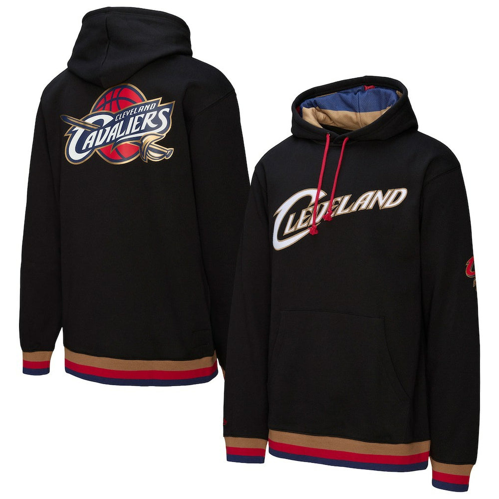 Cleveland Cavaliers Hardwood Classics Nights Playmaker Fleece Hoodie for sale Black | Mitchell & Ness for sale