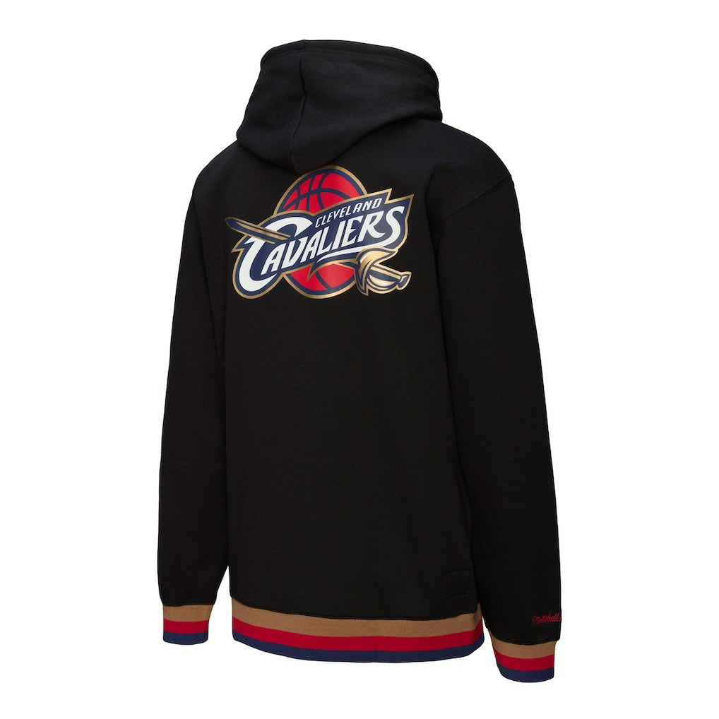 Cleveland Cavaliers Hardwood Classics Nights Playmaker Fleece Hoodie for sale Black | Mitchell & Ness for sale