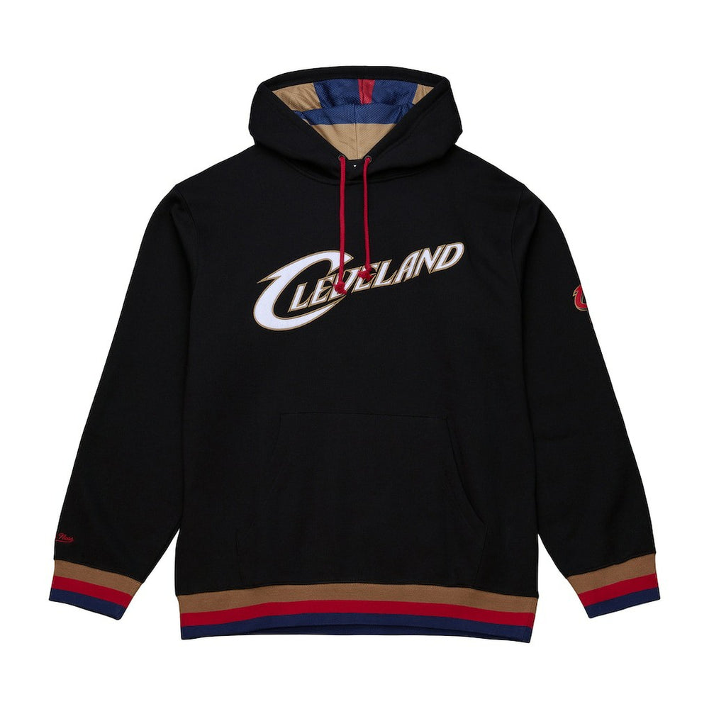 Cleveland Cavaliers Hardwood Classics Nights Playmaker Fleece Hoodie for sale Black | Mitchell & Ness for sale