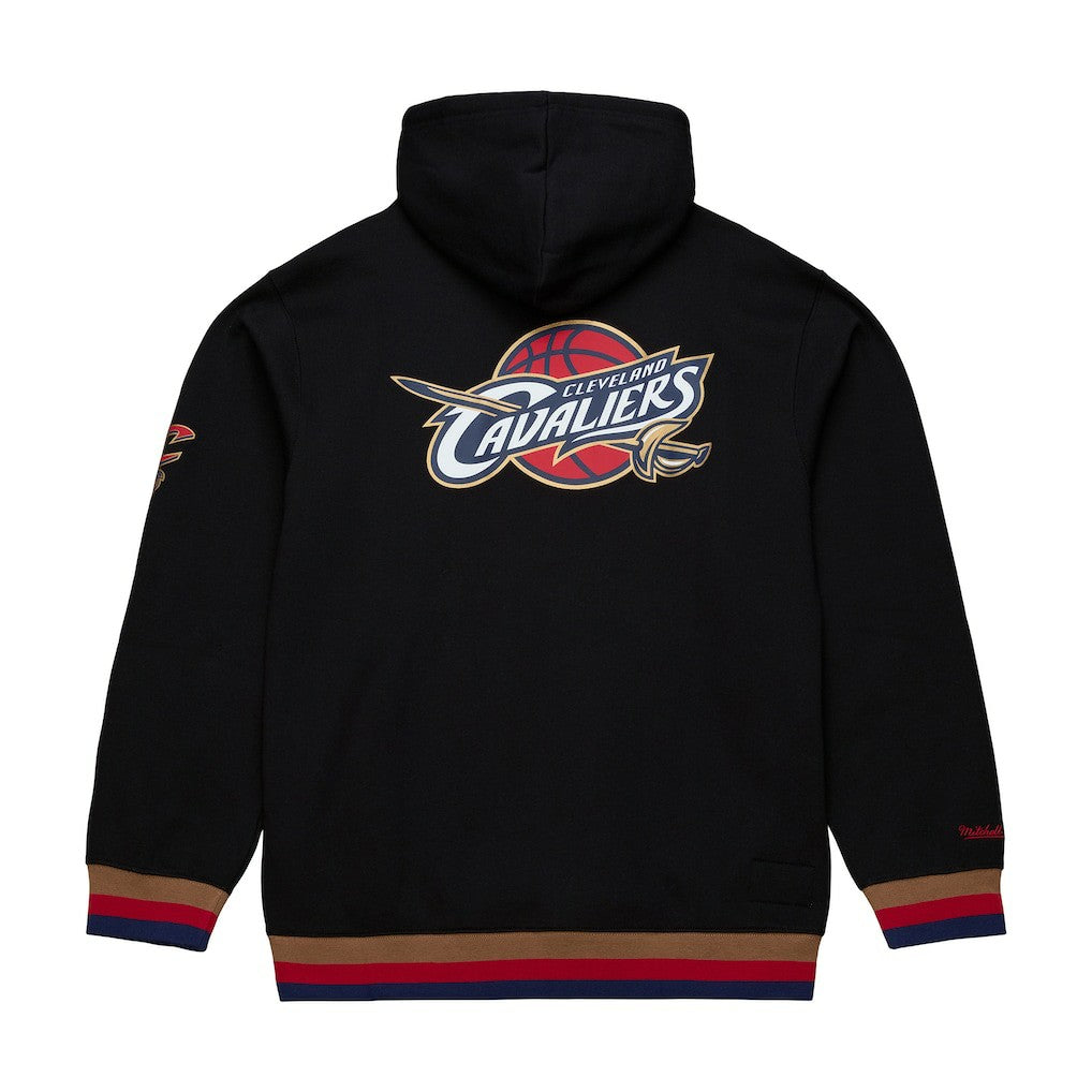 Cleveland Cavaliers Hardwood Classics Nights Playmaker Fleece Hoodie for sale Black | Mitchell & Ness for sale