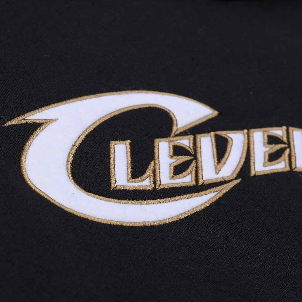 Cleveland Cavaliers Hardwood Classics Nights Playmaker Fleece Hoodie for sale Black | Mitchell & Ness for sale
