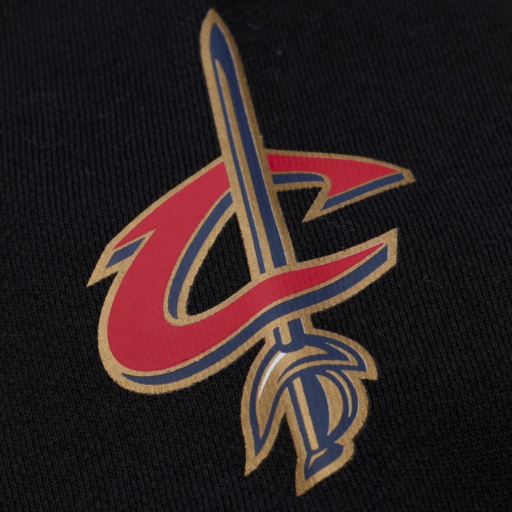 Cleveland Cavaliers Hardwood Classics Nights Playmaker Fleece Hoodie for sale Black | Mitchell & Ness for sale