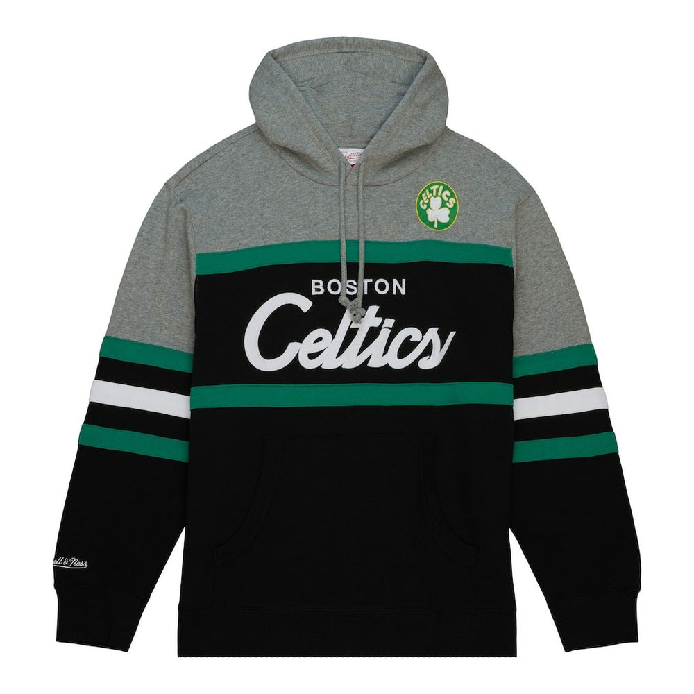 Boston Celtics Head Coach Hoodie Black/Gray | Mitchell & Ness Lifestyle