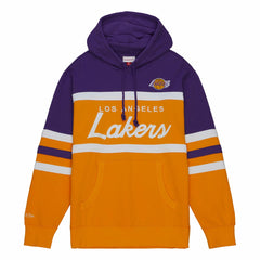 Los Angeles Lakers Head Coach Hoodie Gold/Purple | Mitchell & Ness Lifestyle