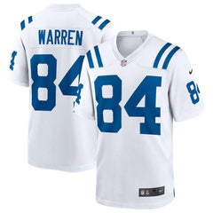 Nike Tyler Warren Indianapolis Colts Game Jersey White