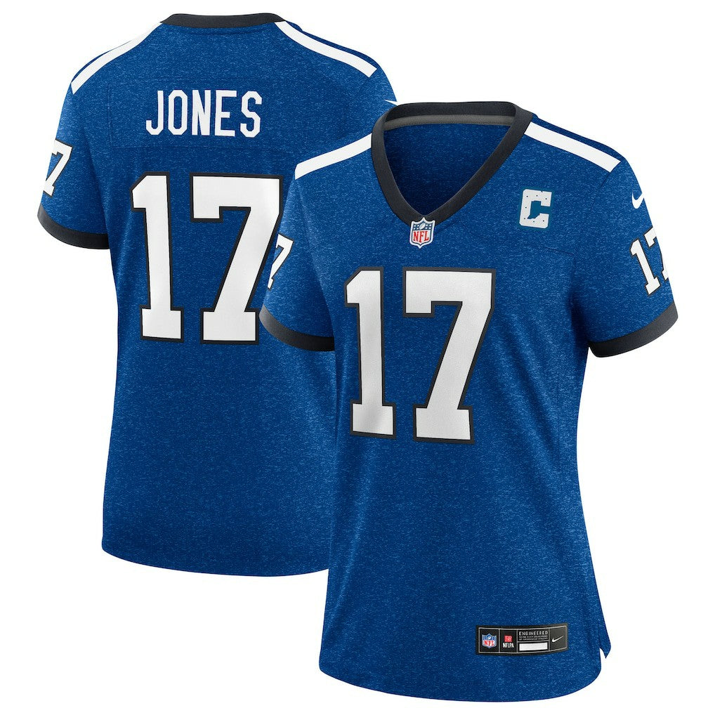 Nike Daniel Jones Indianapolis Colts Women's Alternate 2 Indiana Nights Game Jersey Heather Royal