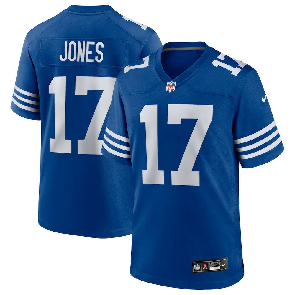 Nike Daniel Jones Indianapolis Colts Alternate Game Jersey Royal