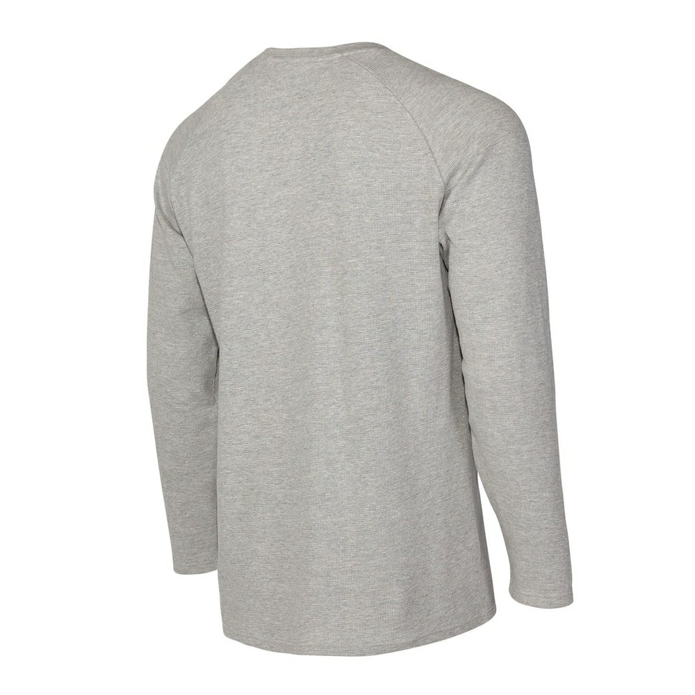 Denver Nuggets Concepts Sport Hawthorn Thermal Knit Long Sleeve Henley T-Shirt Gray