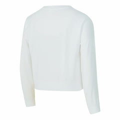 Boston Celtics Concepts Sport Women's Laney Chenille Cropped Long Sleeve T-Shirt White