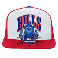 Mitchell & Ness Buffalo Bills Youth Team Mascot Snapback Hat White