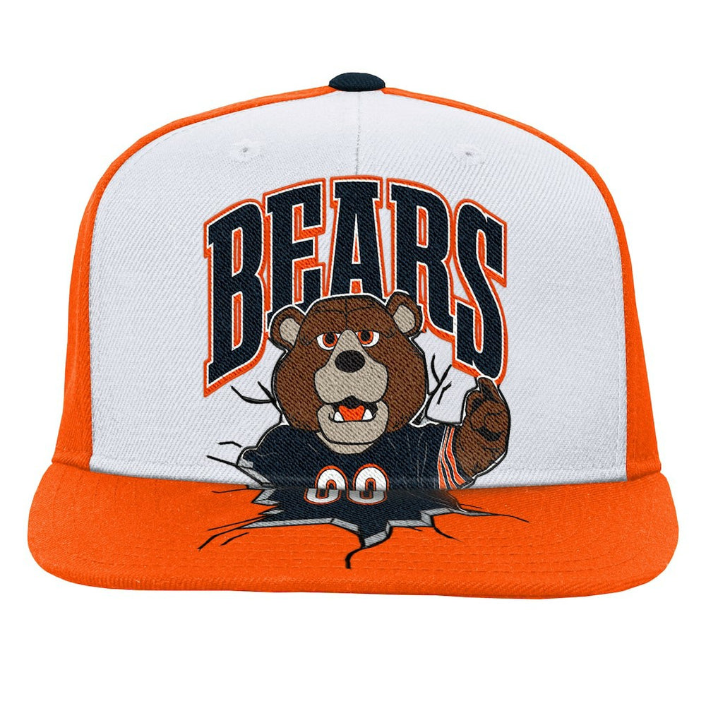 Mitchell & Ness Chicago Bears Youth Team Mascot Snapback Hat White