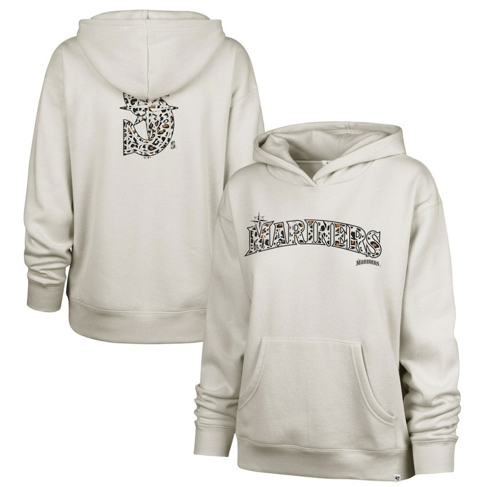 Seattle Mariners '47 Women's MVP Hoodie - Cream - 47 brand Sale