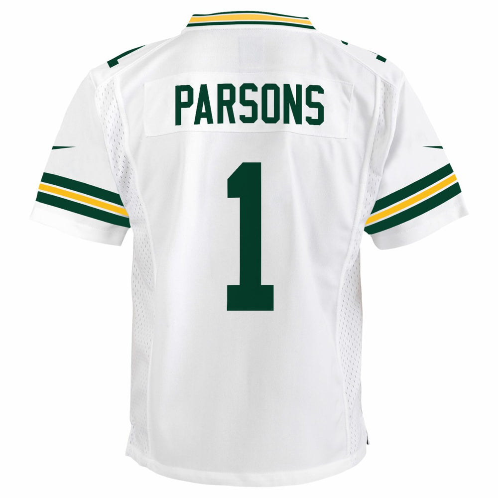 Nike Micah Parsons Green Bay Packers Youth White Game Jersey White