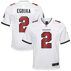 Nike Emeka Egbuka Tampa Bay Buccaneers Youth White Game Jersey White