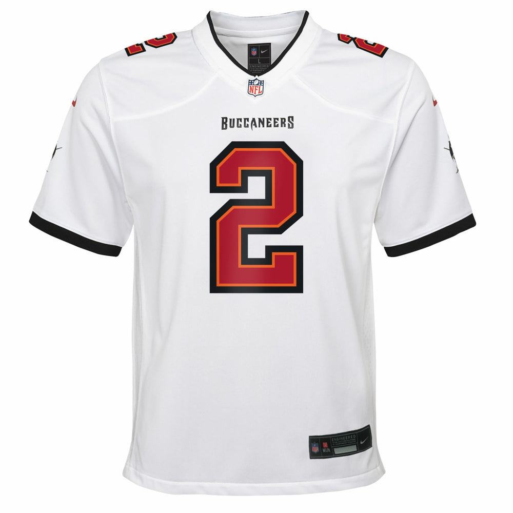 Nike Emeka Egbuka Tampa Bay Buccaneers Youth White Game Jersey White
