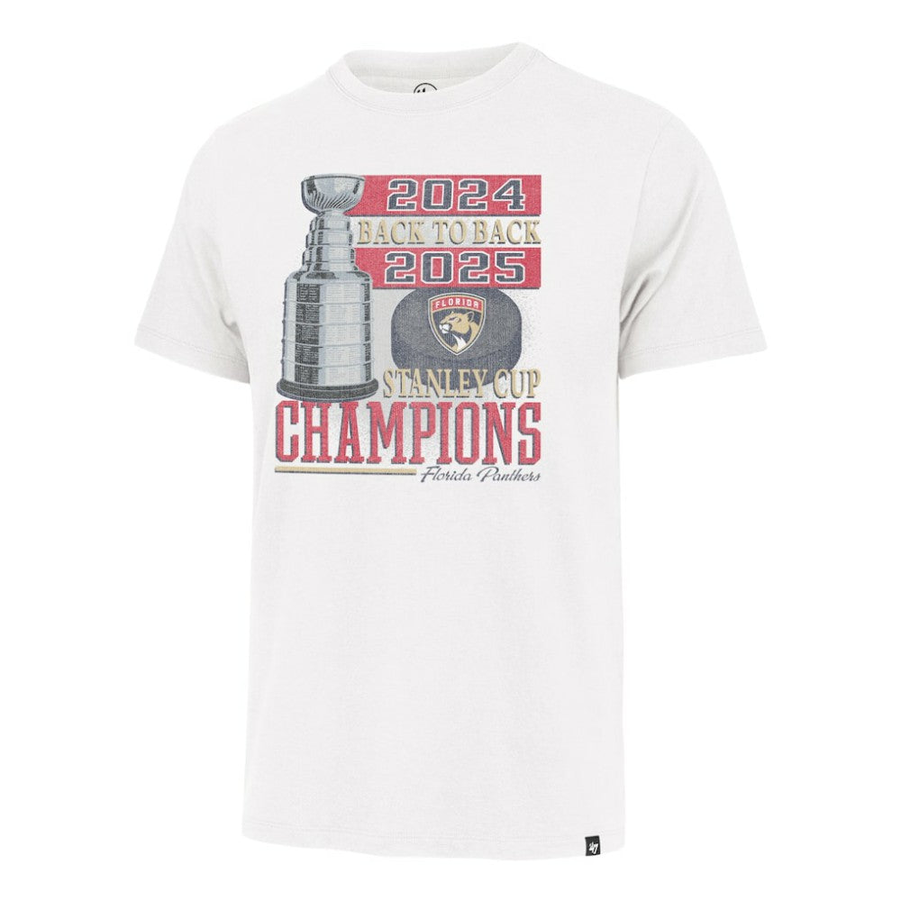 Florida Panthers '47 Back-to-Back Vintage T-Shirt - White - NHL 203505227