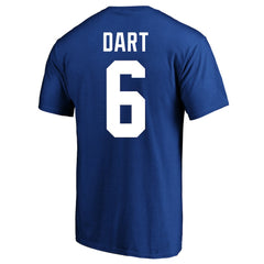 Fanatics Jaxson Dart New York Giants Big & Tall Player Name & Number T-Shirt Royal
