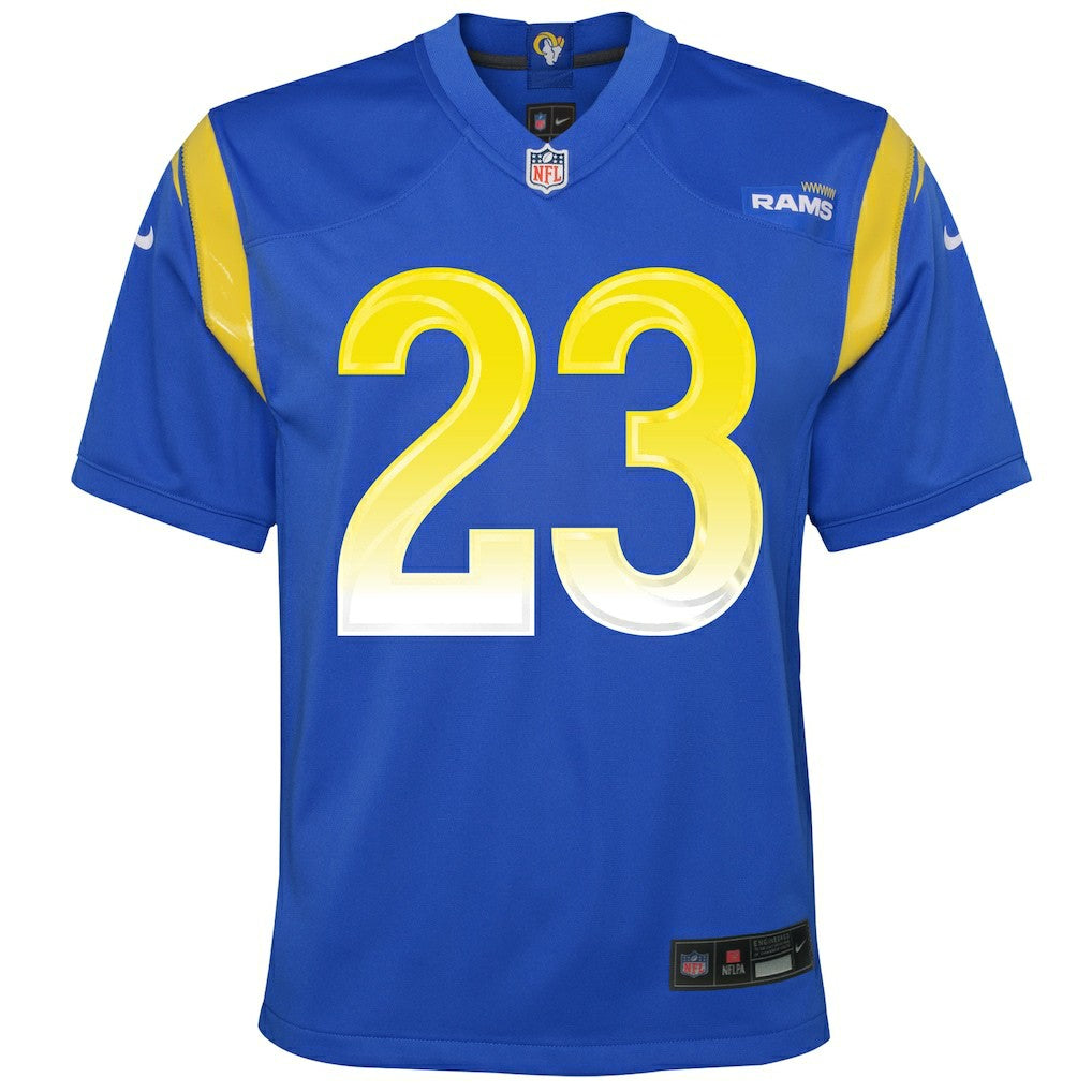 Nike Kyren Williams Los Angeles Rams Youth Team Game Jersey Royal