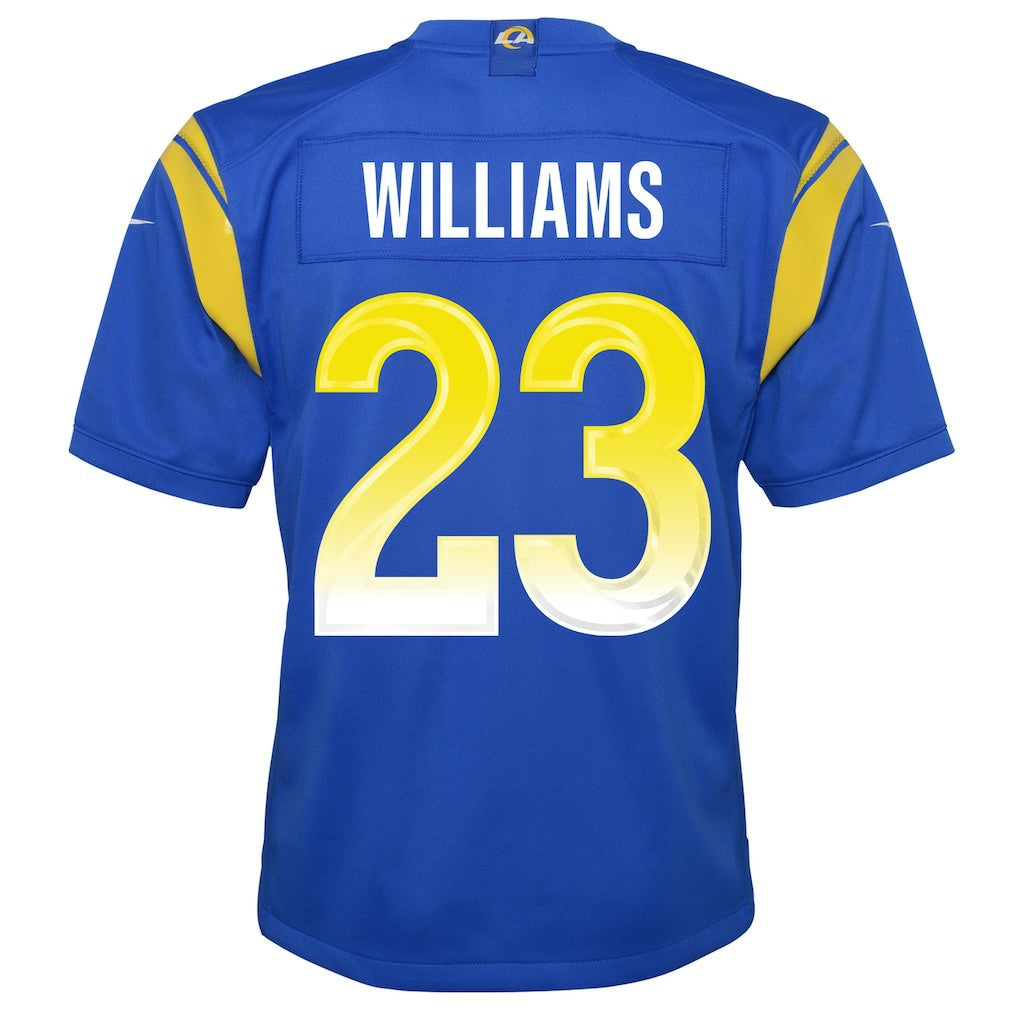 Nike Kyren Williams Los Angeles Rams Youth Team Game Jersey Royal