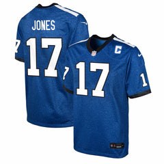 Nike Daniel Jones Indianapolis Colts Youth Alternate 2 Game Jersey Royal