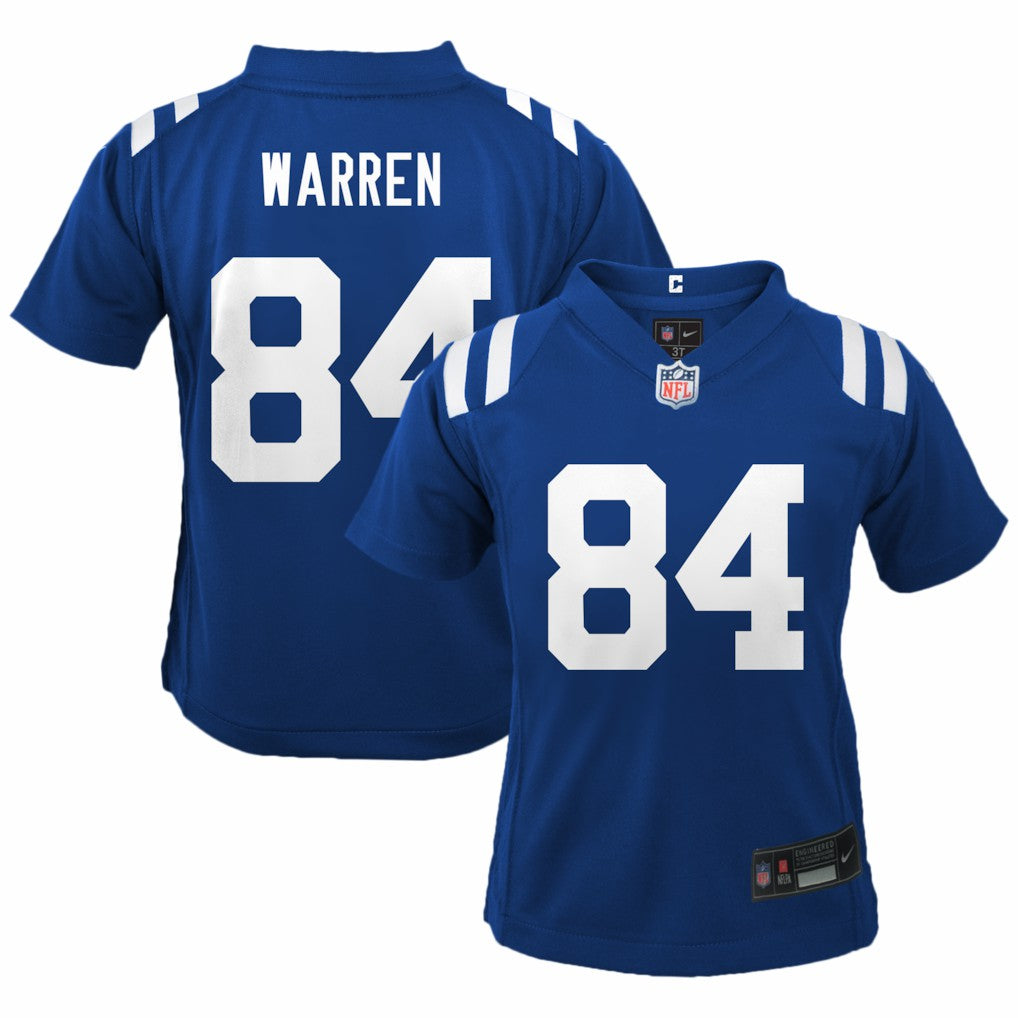 Nike Tyler Warren Indianapolis Colts Preschool Team Game Jersey Royal