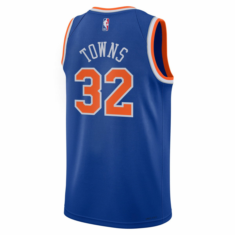 Karl-Anthony Towns New York Knicks Youth Swingman Jersey Icon Edition Blue | Nike