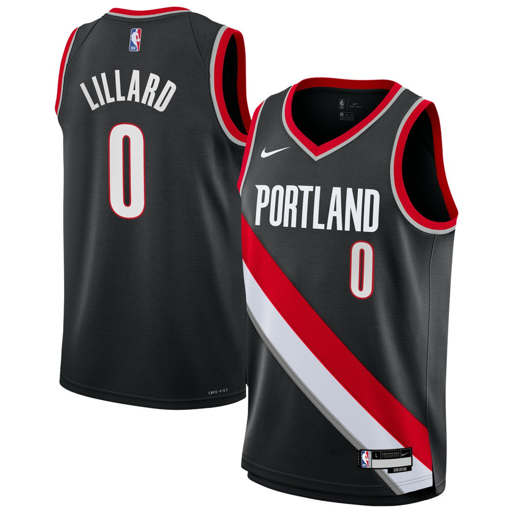 Damian Lillard Portland Trail Blazers Youth Swingman Jersey Icon Edition Black | Nike for sale